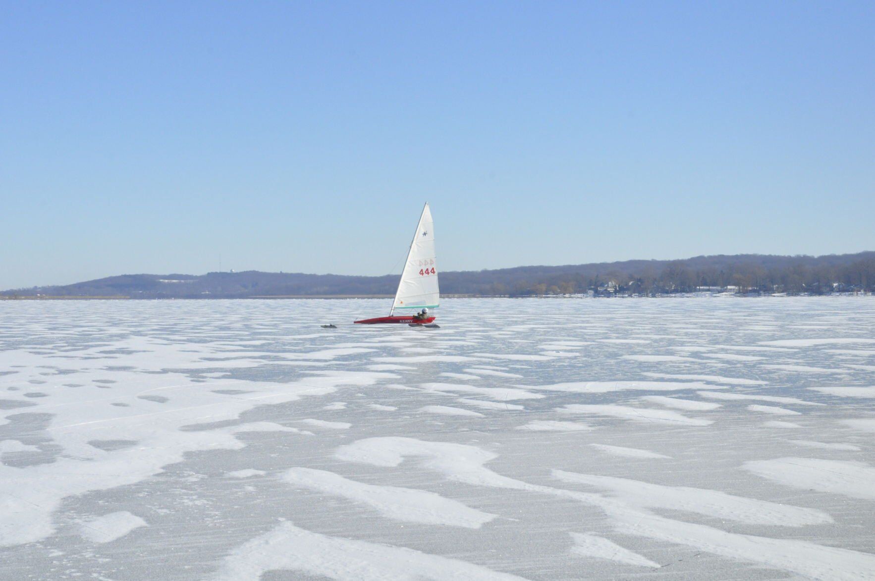 Ice boating
